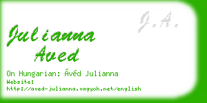 julianna aved business card