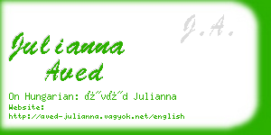 julianna aved business card